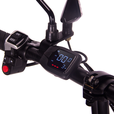 14 Inch E Bike Folding Electric Bike 14x2.125 Tire Aluminum Fork