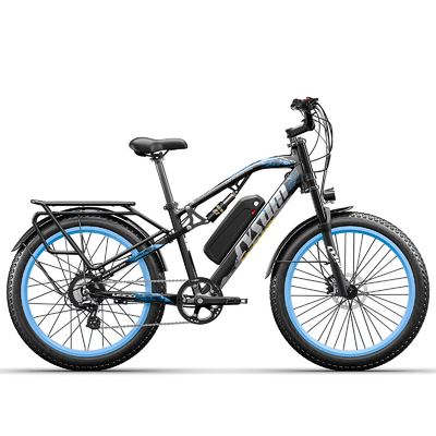 US EU STOCK 26 Inch Fat Tire Ebike 1000w 4 Tire 17Ah Big Lithium Battery All Terrain Electric