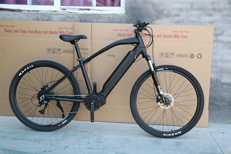 Mid Motor Electric Mountain Bike Torque Sensor 29 Inch 36v 250w 14Ah CYSUM M555