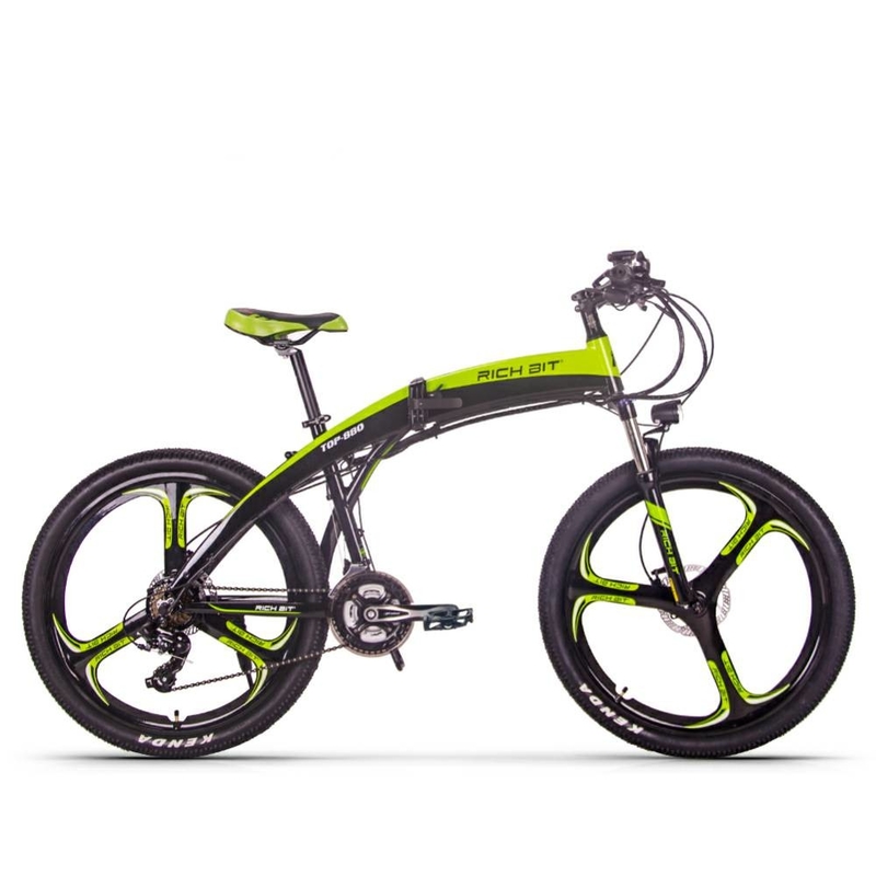 Rich Bit Top 880 Electric Bike Mountain Foldable 36v 250w 9.6ah E Bike Mtb 26