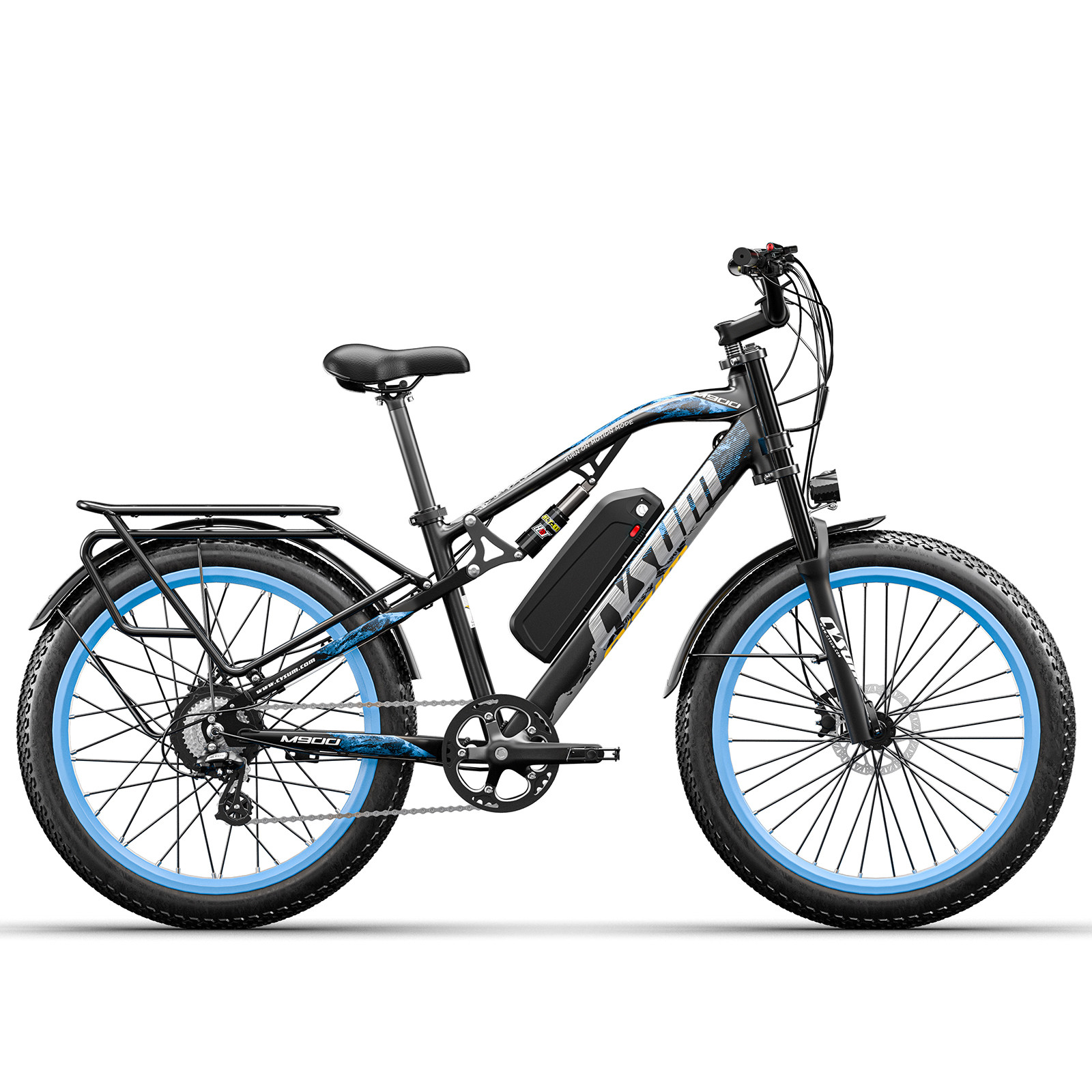 US EU STOCK 26 Inch Fat Tire Ebike 1000w 4 Tire 17Ah Big Lithium Battery All Terrain Electric